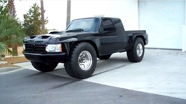 Best Of 2014: The Oddest and Most Badder Asser Pickup In America Does a Burnout and Makes a Dyno Pull