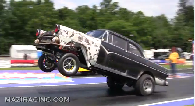 Bitchin’ Gasser Video: Wheelstands and Wild Nose High Action From the 2012 Gasser Reunion