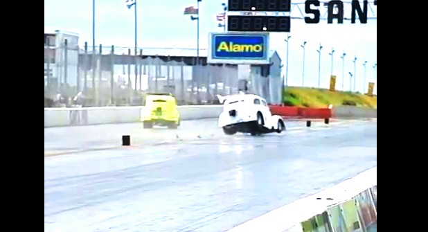 Watch An Awesome Drag Racing Save From Santa Pod in Super Slow Motion!