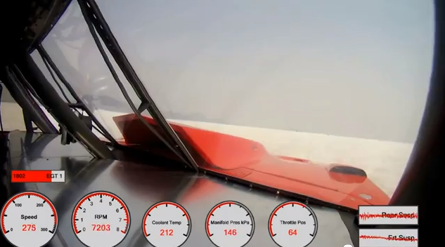 Ride Along On A 277Mph Bonneville Run in Lee Sicilio’s Dodge Charger Daytona – This Thing Is NUTS