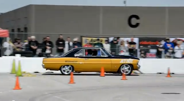 Video: Autocross Action From Indy – Watch The Jet Hot Chevy II Get Thrown Around