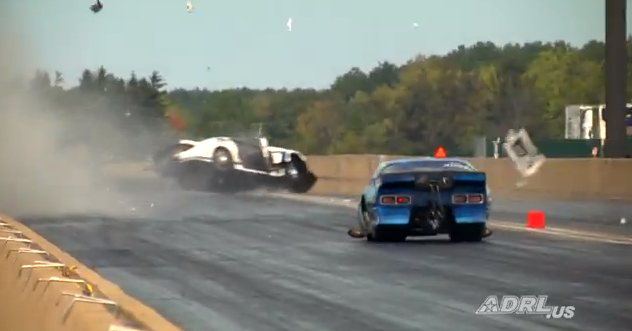 Video: Robert Patrick’s Devestating Pro Nitrous Wreck From ADRL Norwalk – Patrick OK