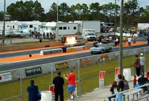 Nitrous Explosion Video: This Is Definitely The Highest We Have Ever Seen A Hood Scoop Launched