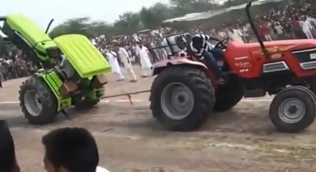 Video: Death Defying Tractor Tug Of War Gone So Wrong It’s Right!