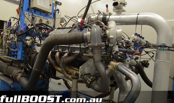 Video: Watch A Twin Turbo, 427ci Windsor Ford Engine Crank Out 1600hp On An Aussie Dyno!