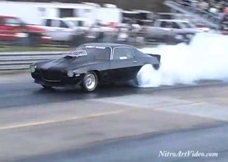 Hellacious Burnout Video: A Tire Smoldering 330-Foot Smoker From Tony Boss Bynes