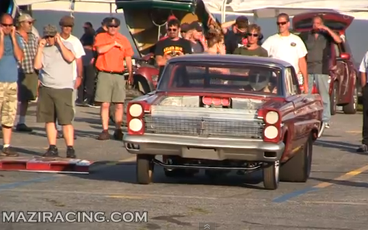 Watch The Real Chrisman’s Comet Make A Run At Oxford Plains Dragway – Blown Ford Cammer On NITRO!