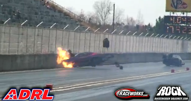 Wreckage Videos: Some Flaming Wall Bangers From ADRL Rockingham – Major League Impacts!