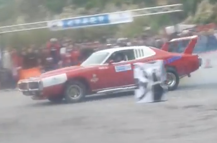 Awesome Video: Watch A Dude In Lebanon Driving A 1973 Charger SE Equipped With A 440, Slot Mags, A Daytona Wing, And Side Pipes Own A Gymkhana!