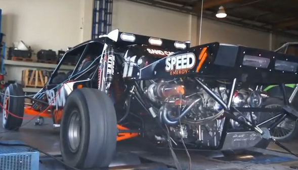 Dyno Video: Watch A Wretchedly Overpowered Sand Car Lay Down 1300hp At The Tire With A TT 454ci Warhawk Mill!