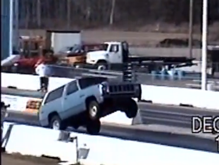 Sleeper Fun: Watch A 1980s Dodge Ramcharger Pull a Massive Wheelstand!