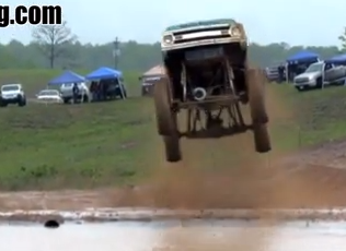 Video: Watch The Mammoth Air Mundy Mega Truck Take Flight And Then Slog Though A Deep Muck Hole