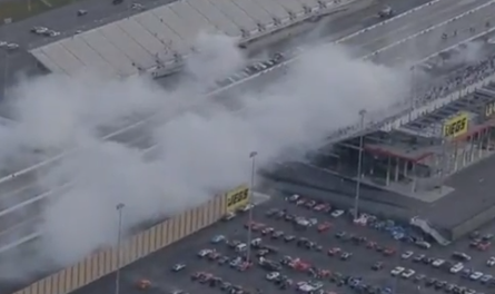 Breaking (Record) News: Hot Rod Power Tour Participants Do The World’s Largest Burnout – 73 Cars At Once!