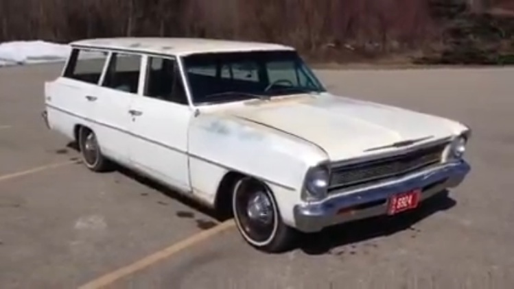 Video: Sleeper Perfection Is A Crusty Barn Fresh 1966 Nova Wagon Wrapped Around A Grand National Drivetrain