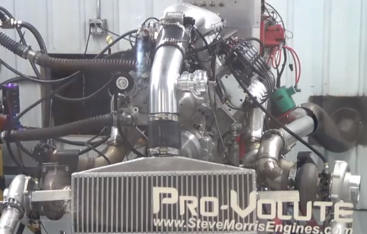 Video: A Holley Equipped Twin Turbo LS Drag Week Motor Hits The Dyno At Steve Morris Racing Engines