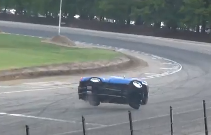 Watch A Circle Track Spectator Drags Racer Run Out Of Talent And Roll His “Race” Truck!