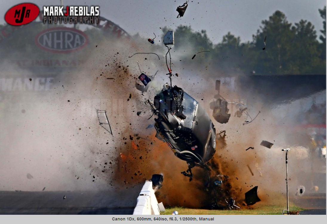 Tim Tindle’s Unbelievable US Nationals Pro Mod Wreck Sequence – Mark Rebilas Got It ALL! Tindle OK