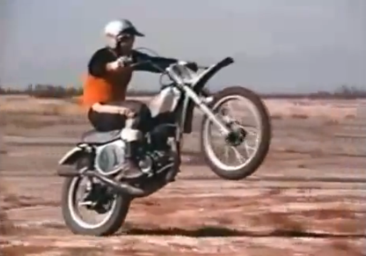 Video Of Steve McQueen Pulling Wheelies And Flying Around On A Honda CR250M Elsinore Rules