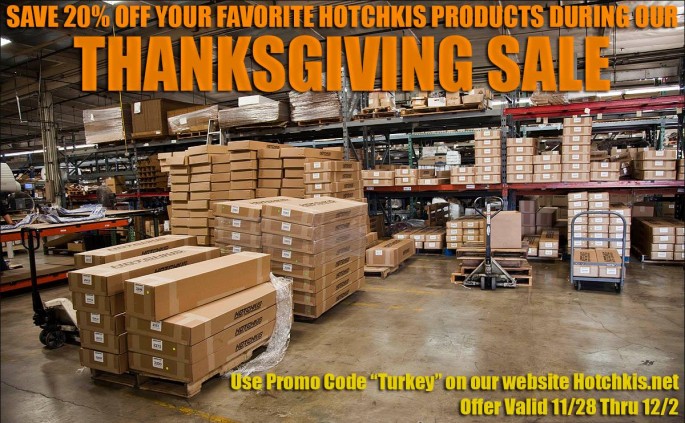 Hotchkis Thanksgiving Sale