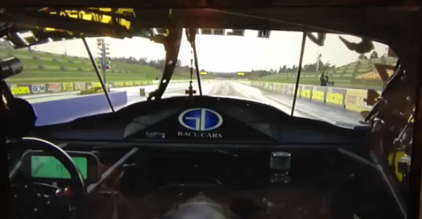 In-Car Video Mayhem: What Happens Inside The Car When A Tire Shreds At 244 MPH!