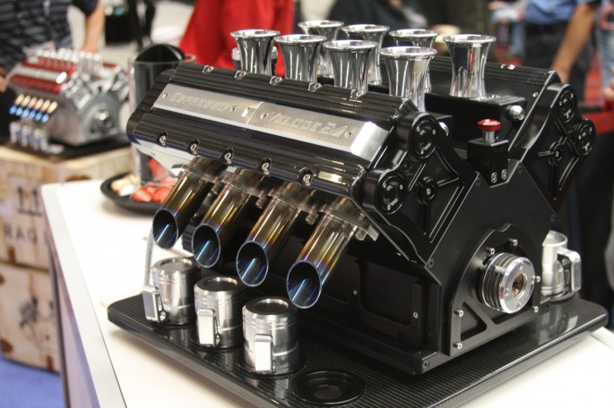 Veloce V8 expresso maker SEMA 2013 formula one coffee machine083