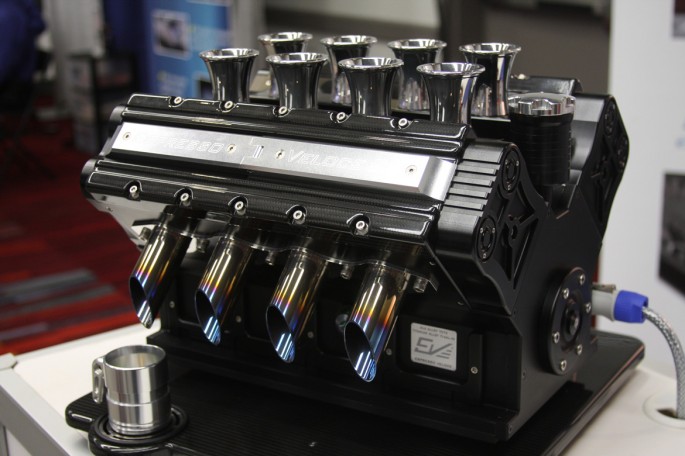 Veloce V8 expresso maker SEMA 2013 formula one coffee machine086