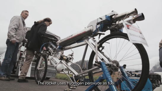 Watch The Hublot Rocket Bicycle Go 177 MPH To Set The All Time Bicycle Speed Record