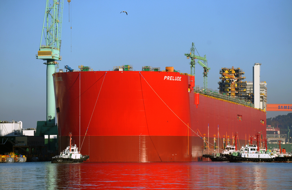 Shell Prelude: Watch the world’s largest floating facility float out of dry dock