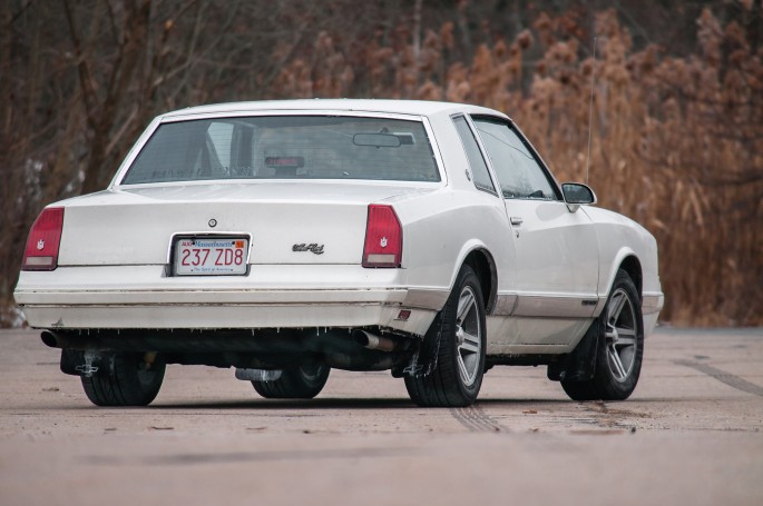 While the car still isn't ready to take on an autocross (Or even an offramp at higher than the posted speed limit, to be honest), a decent set of tires with the new shocks and springs went a long way toward improving the handling. The alignment is current set at -0.5 degree camber, +4.5 caster, and 1/8