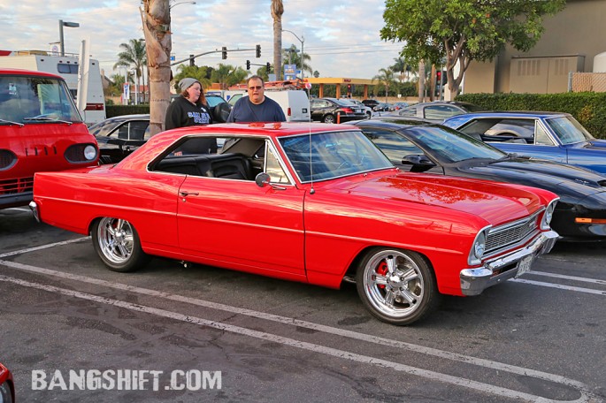 This little Chevy II was a real clean driver that we'd have scored huge points with if we drug it home. 