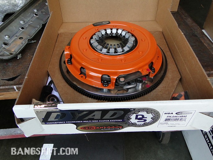 As delivered. Pretty don't you think? Tools, instructions and a full Clutch Spec Card are included in the box. 