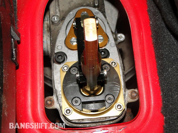 As you can see, this is a completely new shifter assembly, not just a bolt on stick. 