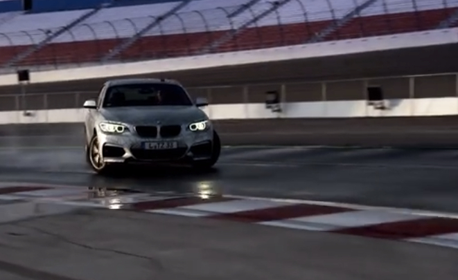 Action Video: Watch A BMW M235i Drift Without A Driver!