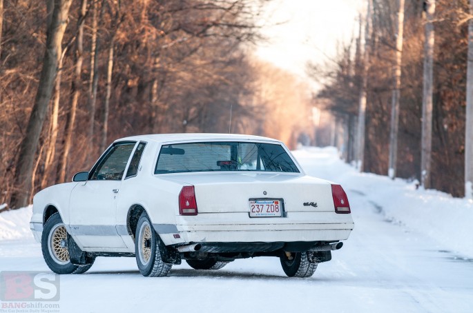 After bombing around with Lohnes for an hour on Friday, I've come to realize that AWD is over-rated. Stick a set of snow tires on your RWD car and you need to be a complete novice to get the thing out of sorts unless you intend to. Even 160 HP is more than enough to break the tires loose in the snow, but it's perfectly controllable. Next is to practice my Scandinavian Flick...