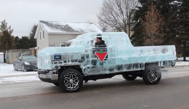 Canadian Tire Commissioned A Functional Ice Truck And They Used It To Break A World Record….This Is A Thing That Happened