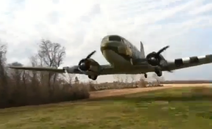 Is This Video Of An Insanely Low DC3 Fly Over Real? If So, This Is Incredible