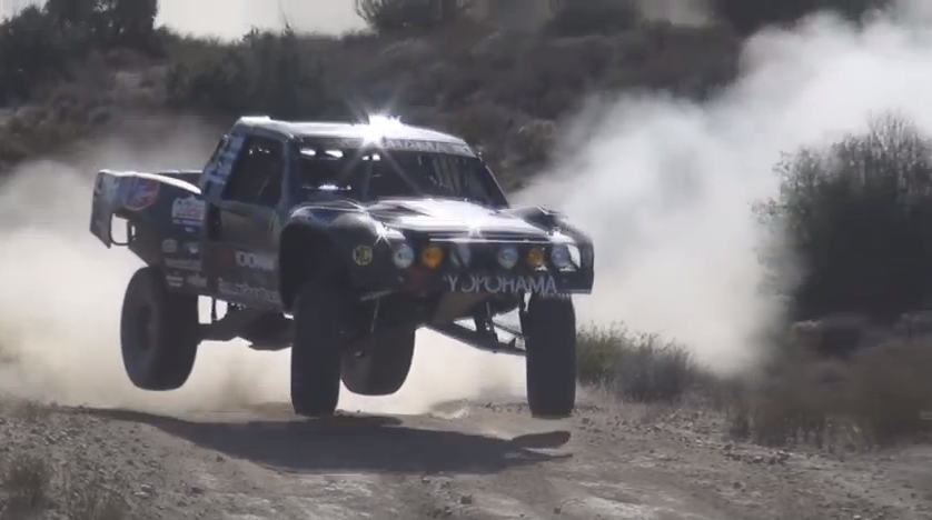 Awesome Trophy Truck Action From The Baja 1000 Five Mile Qualifying Trials