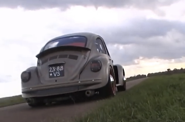 Engine Video: Watch A Hot Rod Beetle With A Turbo-Charged Subaru Motor Hit The Streets