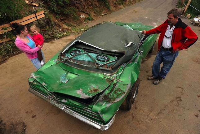 Seen The Photos Of The 1969 Firebird Crushed By The Fire Truck? They’re Making The Rounds (again)