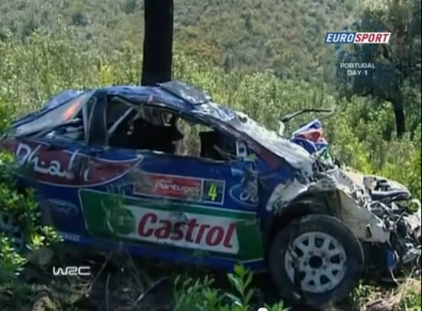 Video: This Rally Car Launches Off A Cliff, Rolls A Billion Times, And Everyone Lives