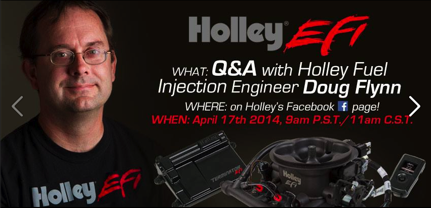 Live Chat With Doug Flynn Of Holley EFI -RIGHT NOW! Get Your EFI Questions Answered And Learn Something!