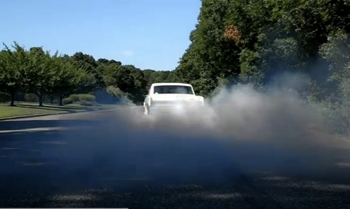 Great Videos Of A 1964 Tempest Turbocharged Vintage Pontiac Four Cylinder Shredding Tires!