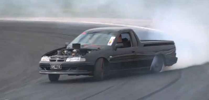 This Video Of An LS Powered Aussie Ute Destroying Tires On A Road Course Finally Has Us Craving Some Domestic Ute Action