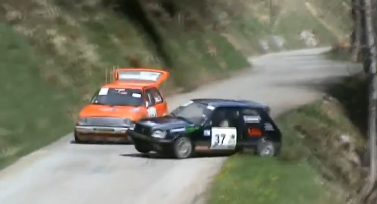 Watch A Rally Driver Pull Off The Most Insanely Ill Advised Pass In Racing History