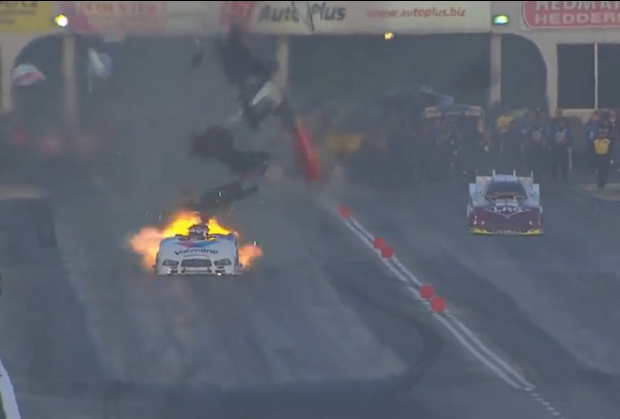 Watch Jack Beckman Suffer A Violent Funny Car Explosion In Atlanta – It Was An Incredible Day!