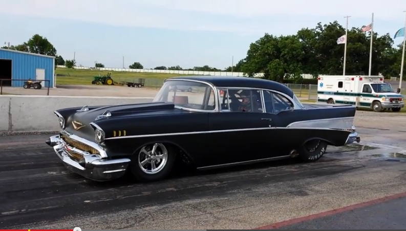 Video: Jeff Lutz Testing “The Evil Twin” 1957 Chevy In Oklahoma – This Is One Bad Fast Hombre