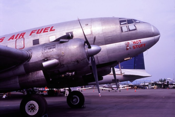 C-46F N1837M msn 22388 "Hot Stuff" Everts Air Fuel at FAI, AK 3 June 2010