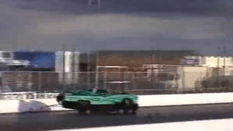 Watch Mats Eriksson Fight To Save His Pro Mod At Santa Pod But Still Eat Some Wall Anyway