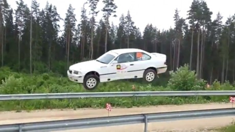 BMW Takes Flight, No Dixie Horn Needed – An Incredible Jump From The Viru Rally In Estonia