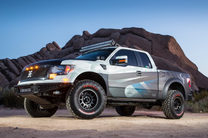 Fabtech Ford Raptor Flying High Jump Feature 057